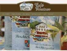 Tablet Screenshot of cafe-forstner.de